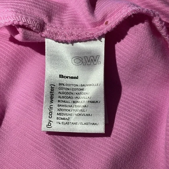 NWT.  Women’s Pink Corduroy Button down shirt.  Size 34. - Picture 9 of 9